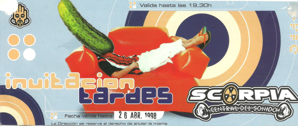 Flyer Scorpia Abril 1998